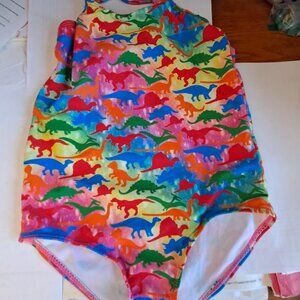 Girls One piece Dinosauer swim suit